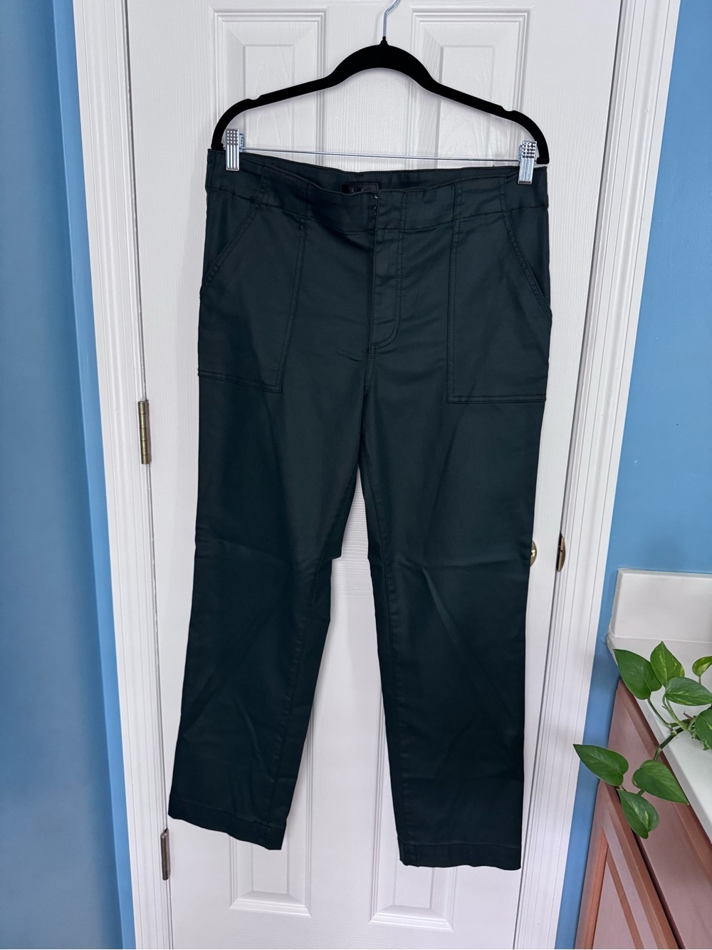 Kut from the Kloth Dark Green Cargo Jeans